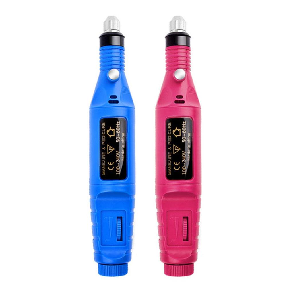 Electric Nail Drill Machine Kit Nail Gel Remove Machine Nail Art Tools Kit Pen Pedicure Nail File Sanding Bands - 2bazar4