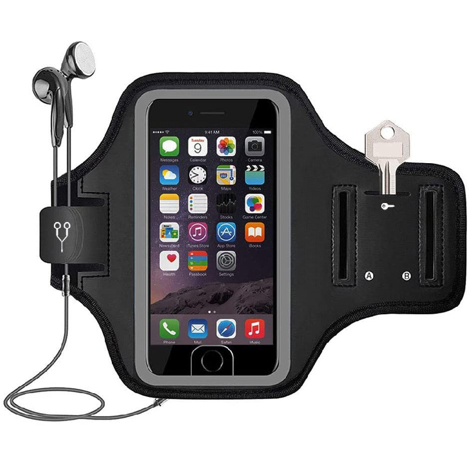 Outdoor Sports Running Mobile Phone Arm Strap iPhone 6 6 7 8/plus Fitness Arm Sleeve Mobile Phone Arm Bag - 2bazar4