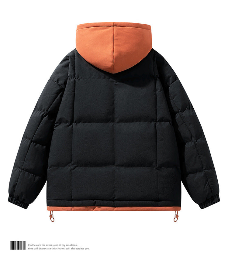 Fake two piece cotton jacket for both men and women, winter trend loose and thick casual cotton jacket for couples, cotton jacke - 2bazar4