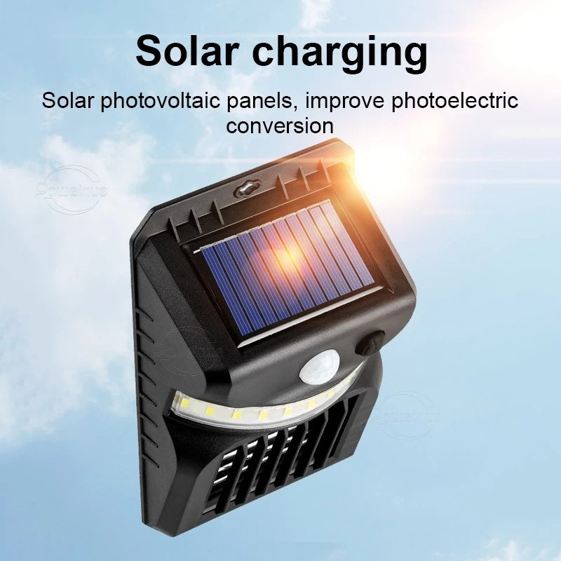 LED New Solar Mosquito Killing Lamp Garden Upgrade Mosquito Repellent Lamp Human Intelligent Sensor Wall Lamp - 2bazar4