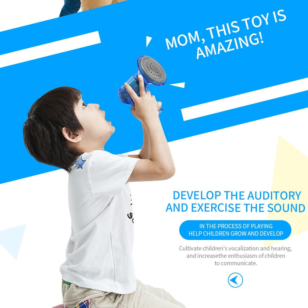 Funny Multi Voice Changer Amplifier 3 Different Voices Fun Toy Speaker Kids Gift Educational Children Kids Toys Birthday Gifts - 2bazar4