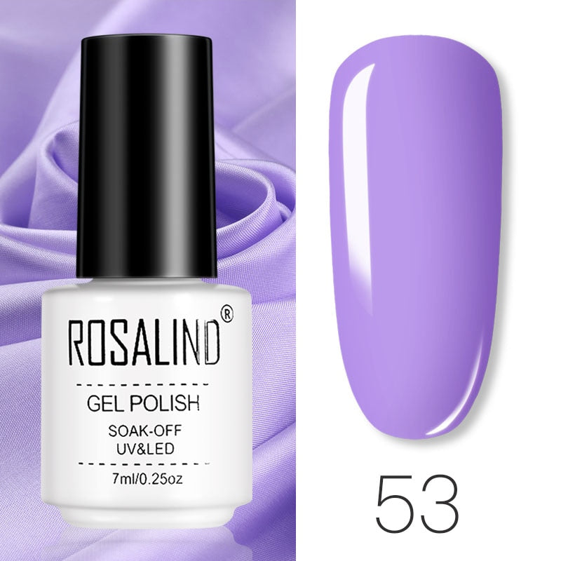 ROSALIND Gel Polish Set Manicure for Nails Semi Permanent Vernis top coat UV LED Gel Varnish Soak Off Nail Art Gel Nail Polish - 2bazar4