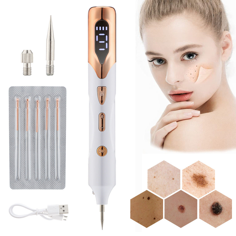 9-Speed Spot Spot And Mole Pen Rechargeable Freckle Pen Home Spot Mole Sweeper Laser Spot Mole Pen Beauty Salon - 2bazar4