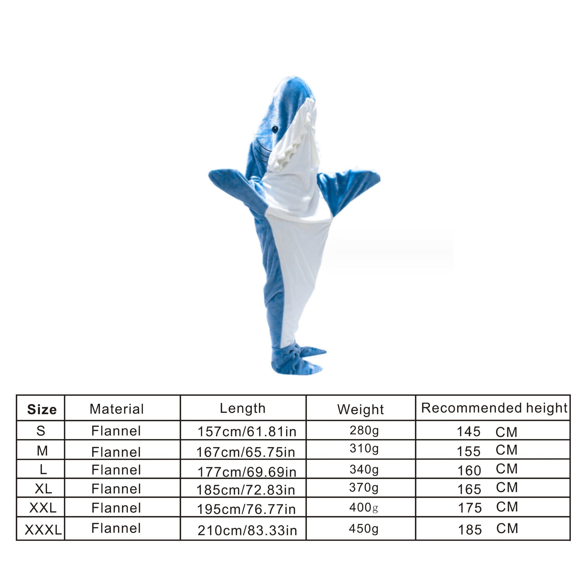 Cartoon Shark Sleeping Bag Pajamas Office Nap Shark Blanket Karakal High Quality Fabric Mermaid Shawl Blanket For Children Adult - 2bazar4