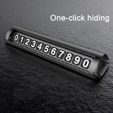Phone Number In Car Parking License Plate Temporary Stop Sign Temporary Car Parking Card Phone Number Card Plate Hidden Switch - 2bazar4