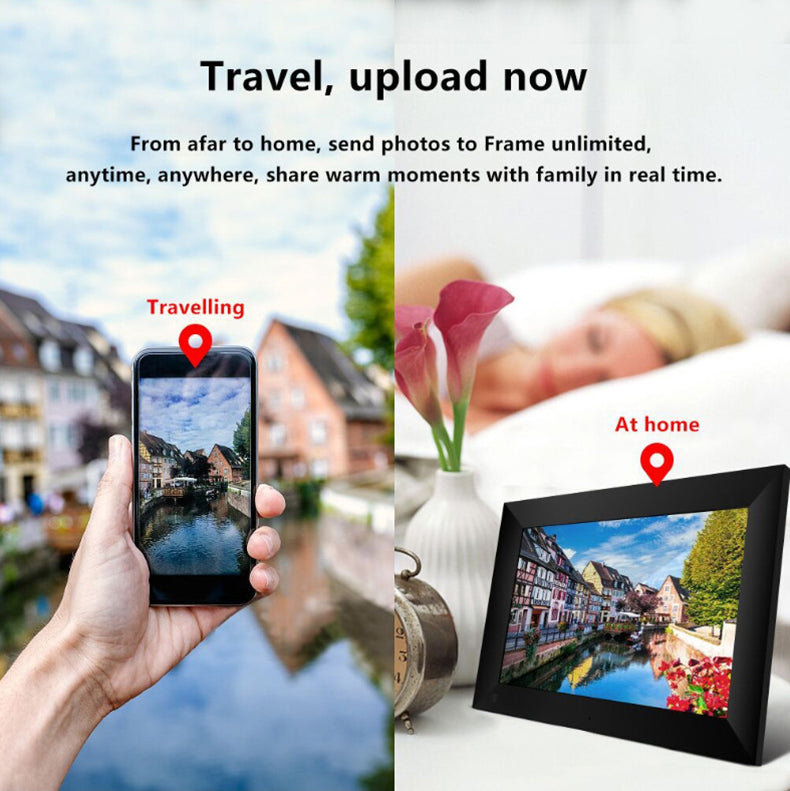 Frameo cloud photo frame WiFi digital photo frame 16G memory smart phoFrameo cloud photo frame WiFi digital photo frame 16G memory smart photo album