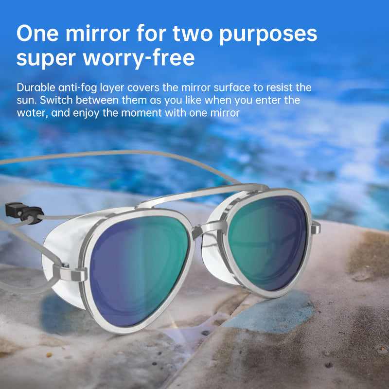 Low-profile goggles · Premium UV protection and anti-fog coating · Zero-drag competitive swimming goggles eprolo