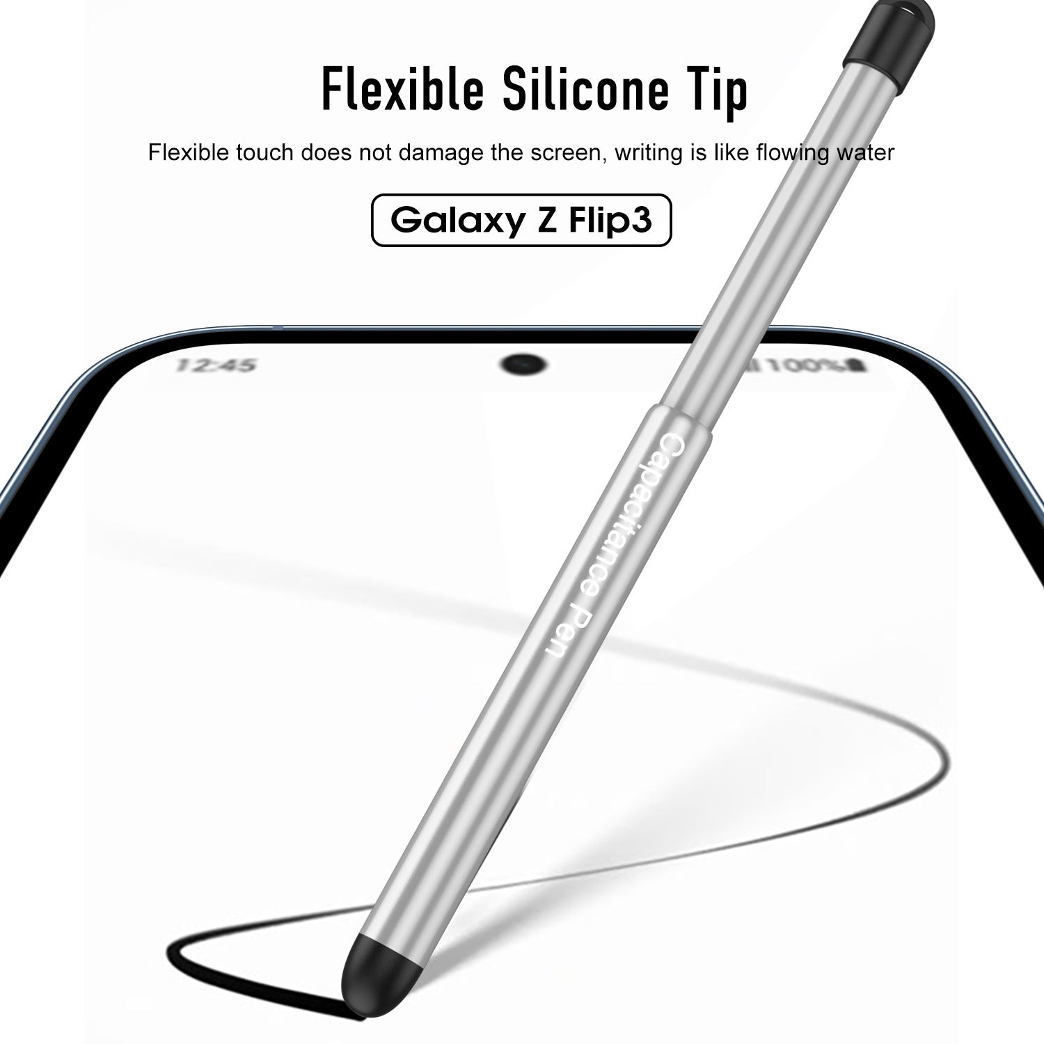 Suitable For Samsung Galaxy Z Flip3 Mobile Phone Cases Folding Screen Flip3 Protective Cover To Send Stylus Magnetic Suction Flip Phone Cover - 2bazar4