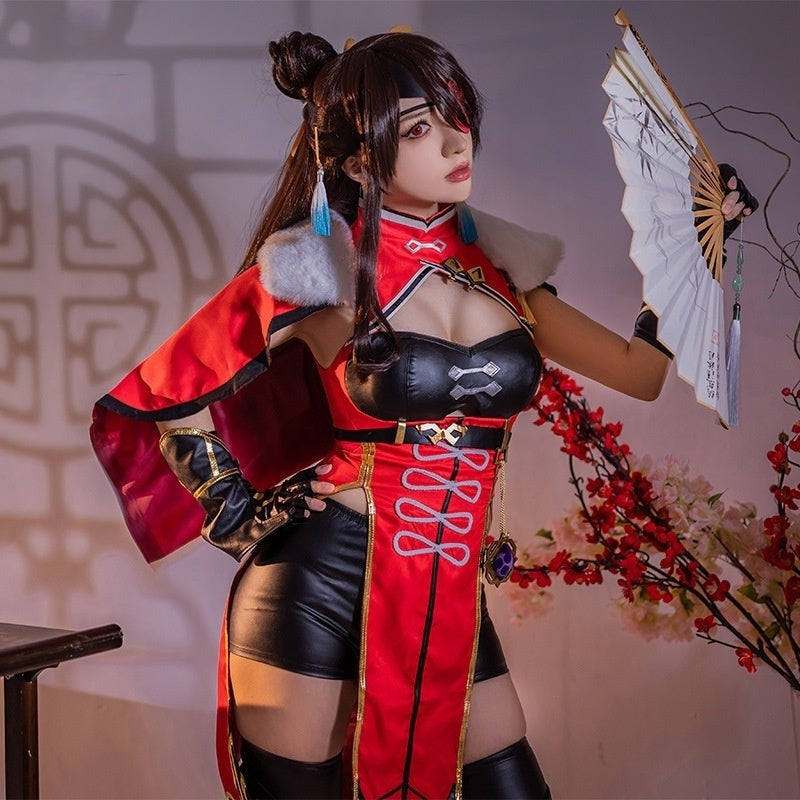 Genshin Impact Heavy Cloud Big Dipper Autumn COS Coronaless Dragon King Royal Sister Full Set Cloak Anime Cosplay