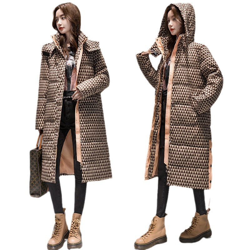 Thicken Hooded Puffer Jacket Female Windproof Warm Outwear eprolo