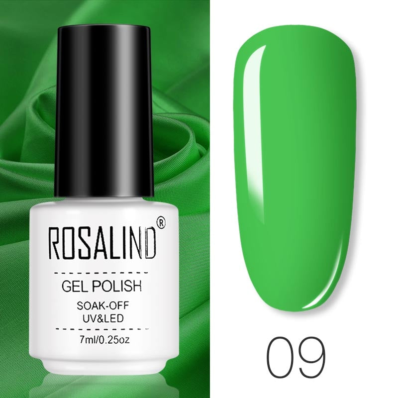 ROSALIND Gel Polish Set Manicure for Nails Semi Permanent Vernis top coat UV LED Gel Varnish Soak Off Nail Art Gel Nail Polish - 2bazar4