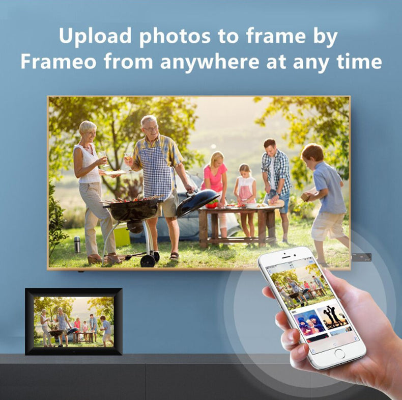 Frameo cloud photo frame WiFi digital photo frame 16G memory smart phoFrameo cloud photo frame WiFi digital photo frame 16G memory smart photo album