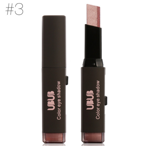 UBUB Double Color Stereo Gradient Velvet Shimmer Eyeshadow Stick Earth Color Eye Shadow Cream Pen - 2bazar4