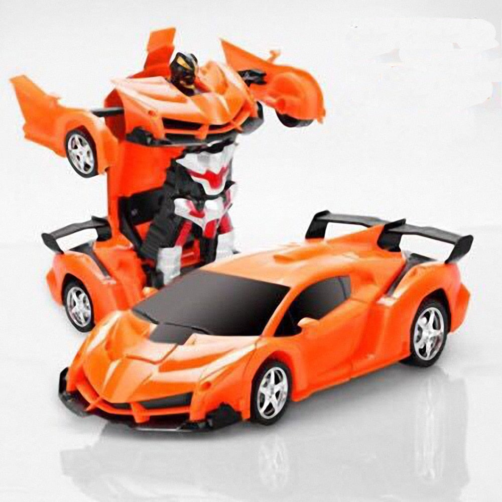 Car Transformation Robots Sports Vehicle Model Robots Toys Cool Deformation Car Kids Toys Gifts For Boys - 2bazar4