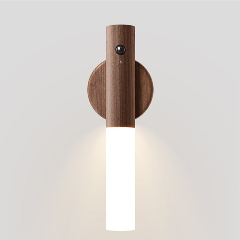 Intelligent Human Body Induction Night Light LED Rechargeable Corridor Cabinet Wall Light Home Bathroom Strong Wall Sensor Light - 2bazar4