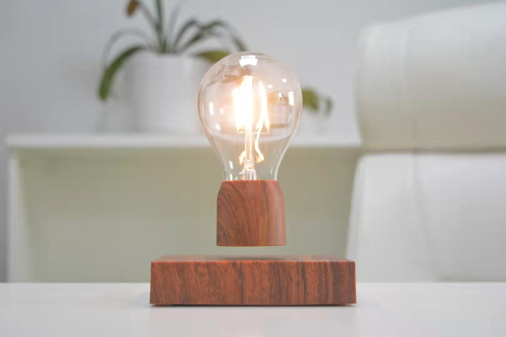 Maglev Light Bulb Small Night Light Decoration Bedroom Lamp Creative Gift Plug In Table Lamps/lamp Float Magnet - 2bazar4