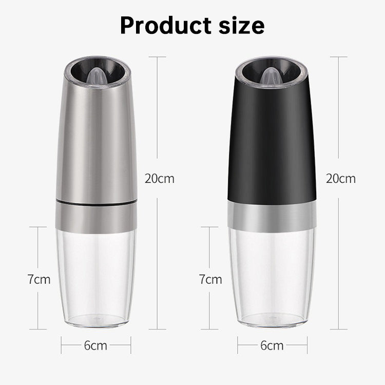 Electric Spice Grinder: Automatic, Gravity-Operated, LED Light, Adjustable Coarseness eprolo