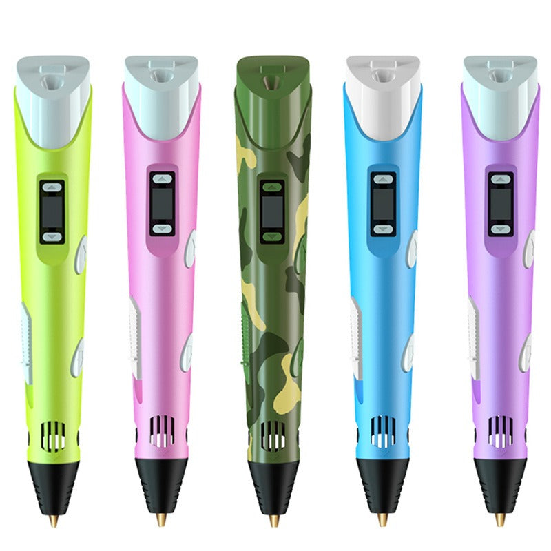 3D Printing Pen Smart DIY Three-Dimensional Graffiti Pen Drawing Pen Educational Children's Toys - 2bazar4