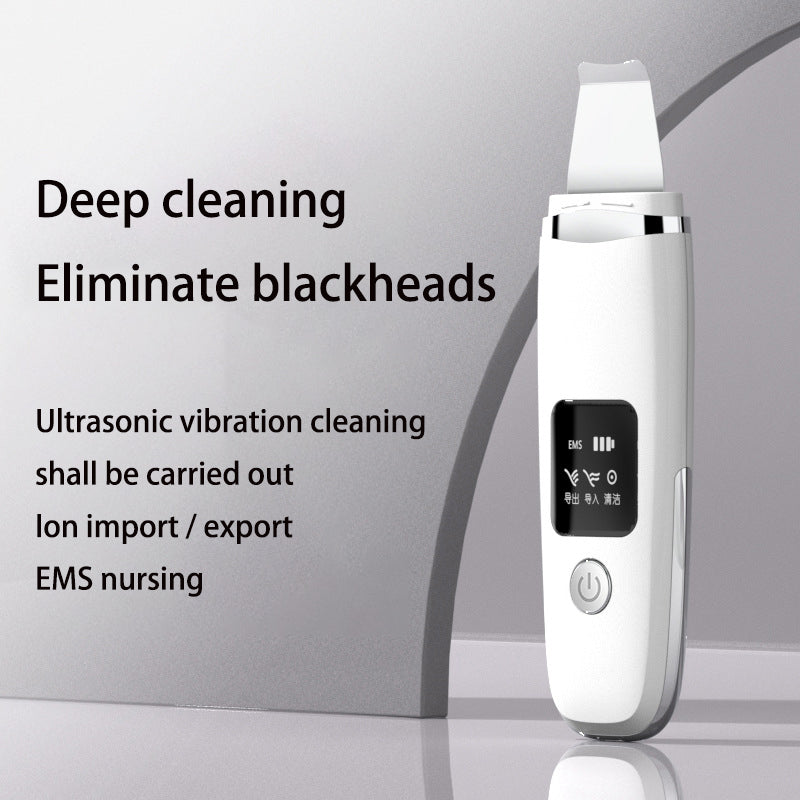 New Ultrasonic Skin Shovel Blackhead Shovel Beauty Instrument Facial Pore Cleaning Blackhead Shovel Skin Knife - 2bazar4