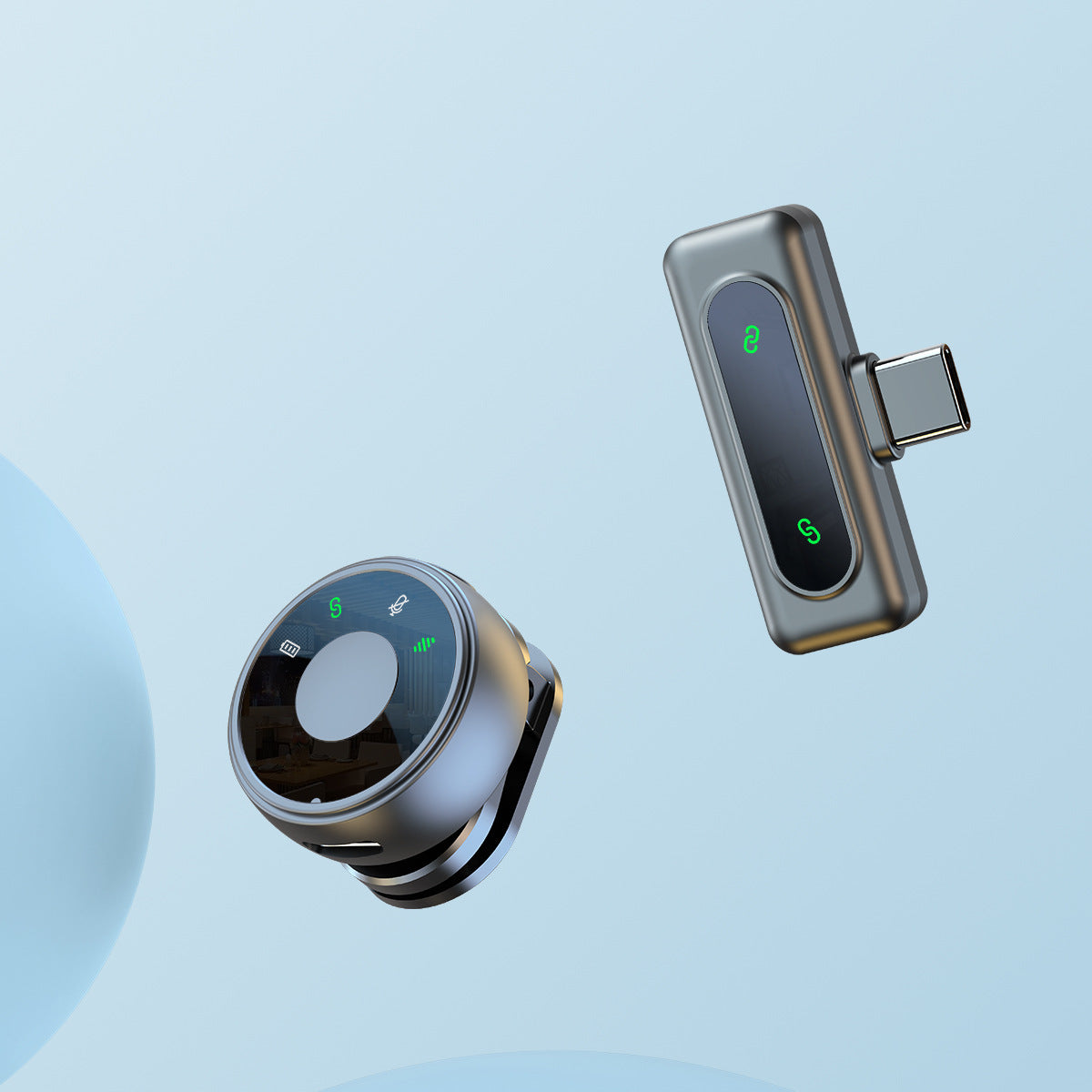 Wireless lavalier microphone magnetic lavalier 1-to-2 noise cancelling live broadcast button microphone live broadcast microphone eprolo