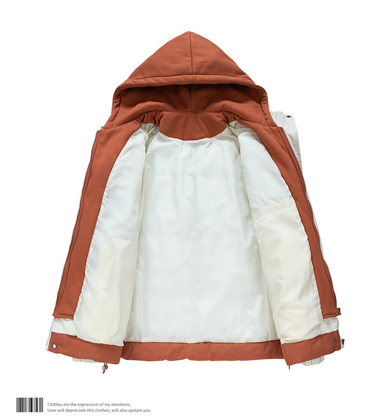 Fake two piece cotton jacket for both men and women, winter trend loose and thick casual cotton jacket for couples, cotton jacke - 2bazar4