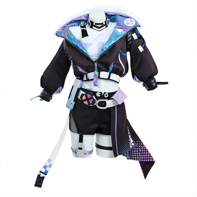 Collapse of the Star Dome Railway COS Service Xier Silver Wolf Cosplay Game Animation Costume Women's C Service anime Full Set eprolo