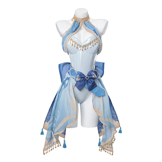 Genshin Impact Nilu Cos Costume Lotus Light Dance Feast Cosplay Costume Female Western Region Dancer Complete Set