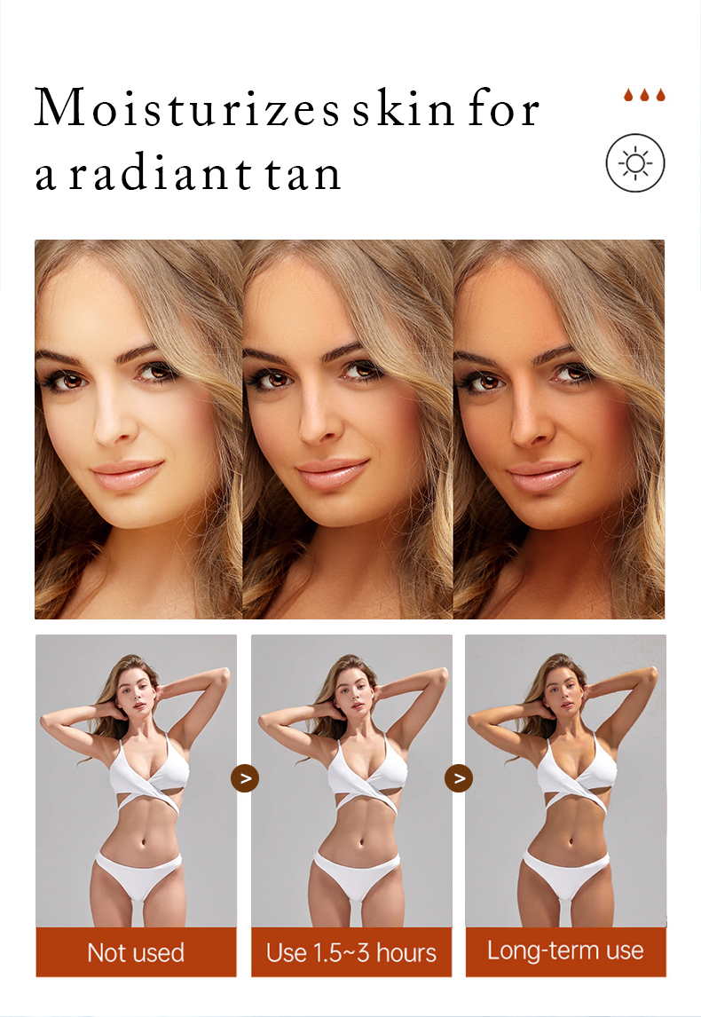 Enjoy Skin Oraganic Self Tanning Essence Drops Pure Natural Bronzer Moisturizes Skin Tanning Essence - 2bazar4