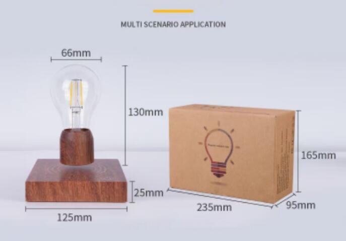 Maglev Light Bulb Small Night Light Decoration Bedroom Lamp Creative Gift Plug In Table Lamps/lamp Float Magnet - 2bazar4