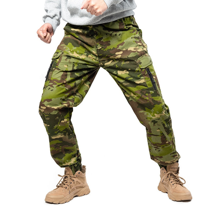 Mege Brand Men Fashion Streetwear Casual Camouflage Jogger Pants Tactical Military Trousers Men - 2bazar4