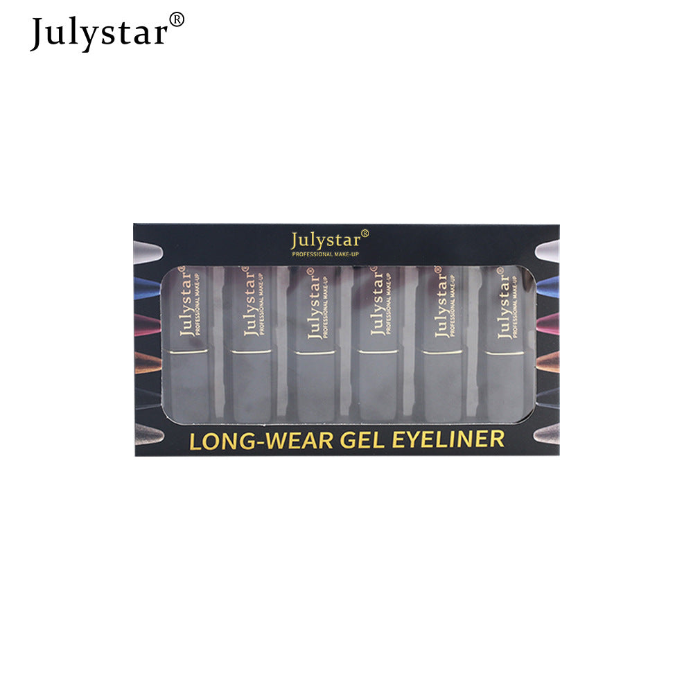 New Beauty Product Eyeliner Cream Suit Colorful Waterproof Cool Black Rich Eyeliner Cream Pen - 2bazar4