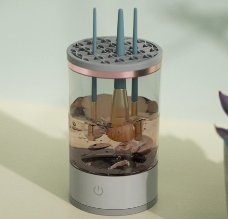 Automatic makeup brush cleaner, Amazon electric washing and drying integrated multifunctional makeup cleaner - 2bazar4