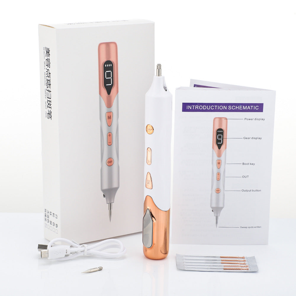 9-Speed Spot Spot And Mole Pen Rechargeable Freckle Pen Home Spot Mole Sweeper Laser Spot Mole Pen Beauty Salon - 2bazar4