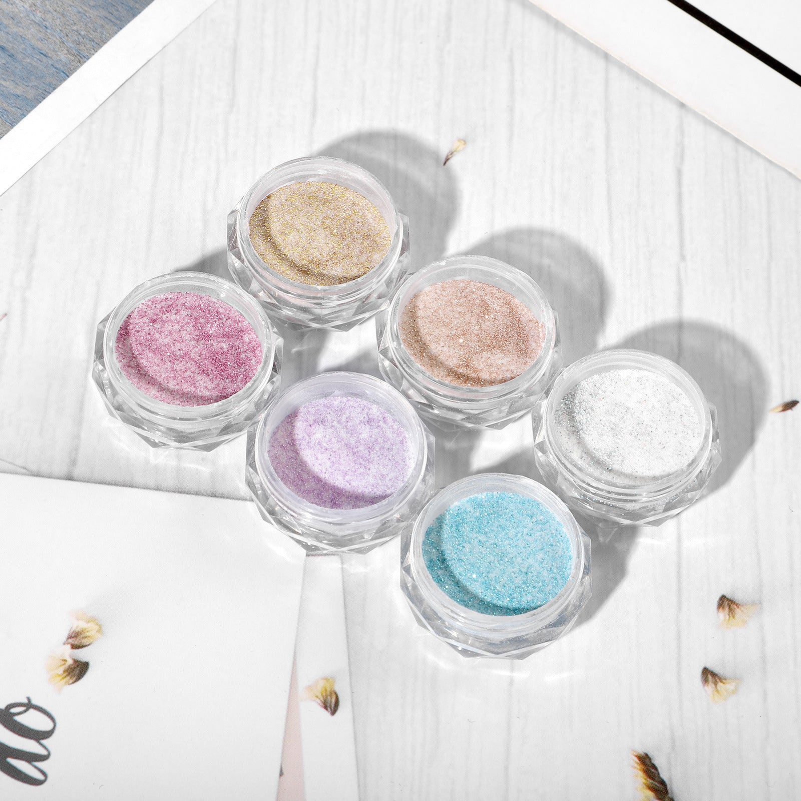 Crystal Powder Carved Pollen Coscelia Crystal Color Powder European And American Crystal Nail Extension Nail - 2bazar4