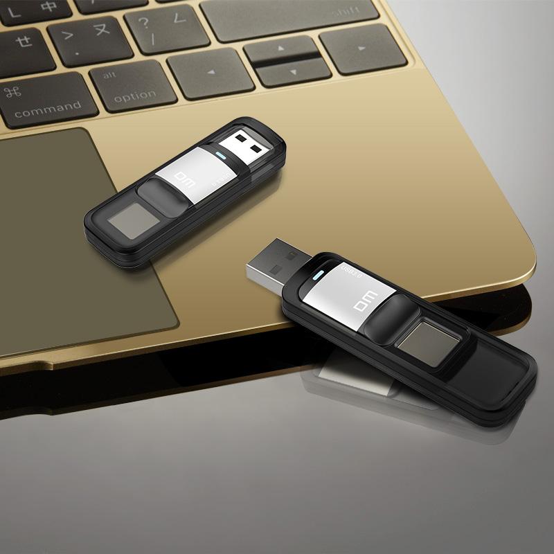 DM PD061 USB3.0 32G 64G High-speed Recognition Fingerprint Encrypted Pen Drive Security Memory USB Stick - 2bazar4