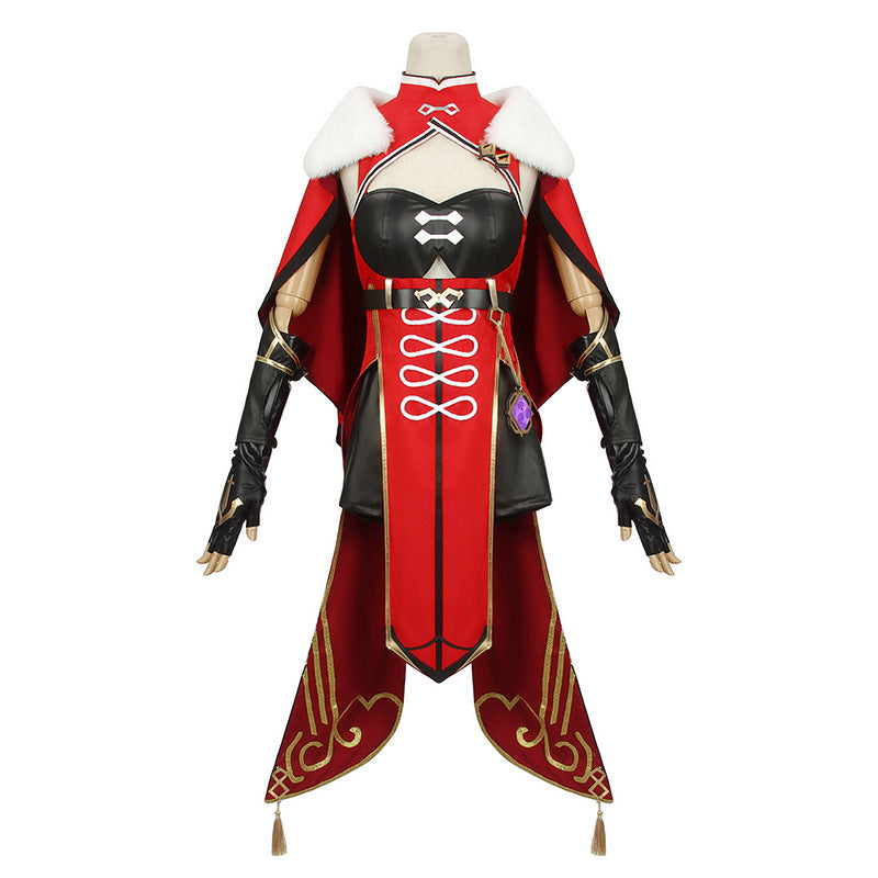 Genshin Impact Heavy Cloud Big Dipper Autumn COS Coronaless Dragon King Royal Sister Full Set Cloak Anime Cosplay