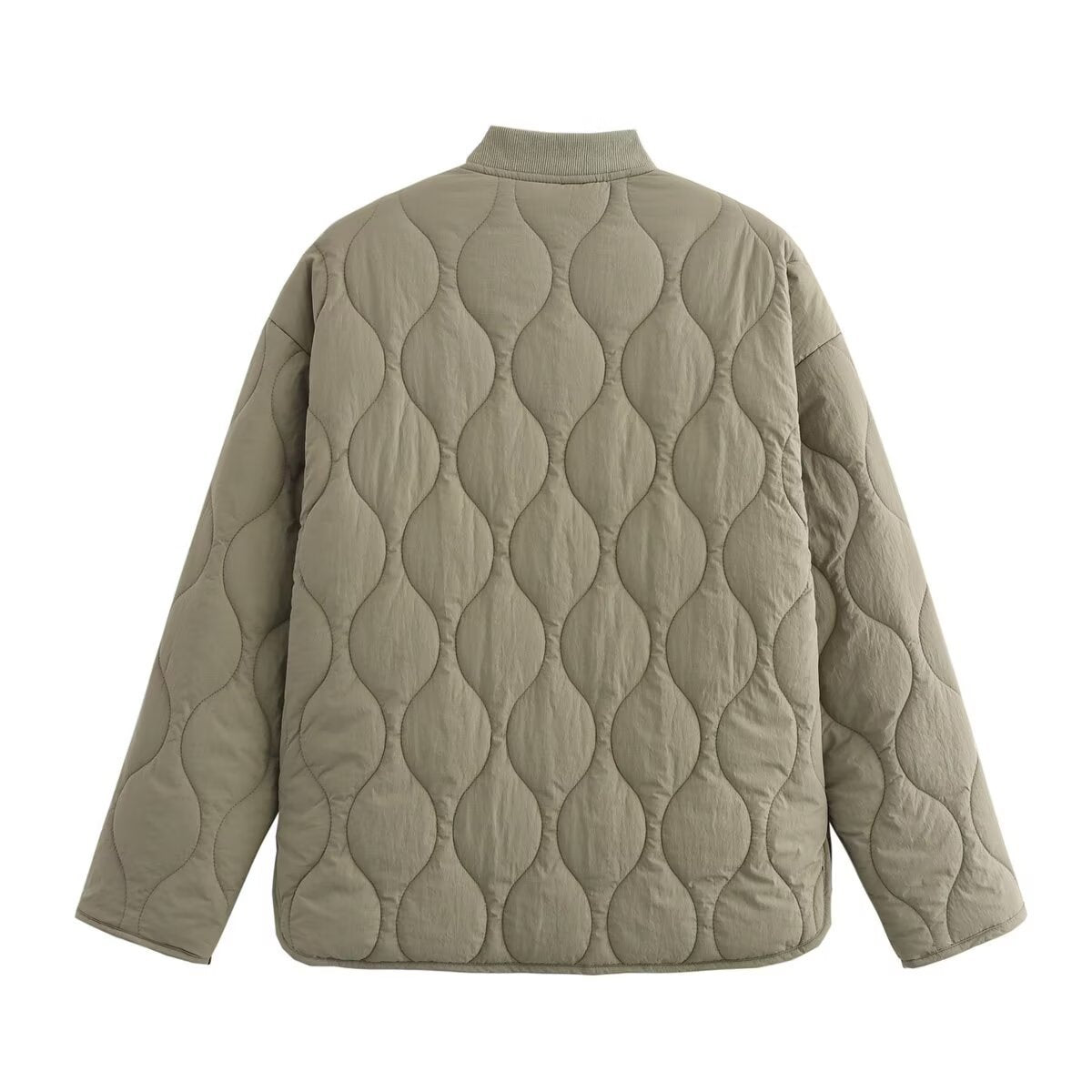 Autumn fashion new three color leopard print cotton jacket with threaded collar inside