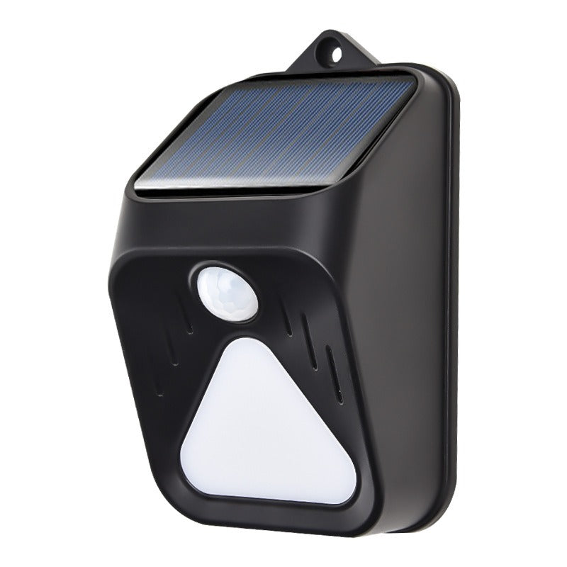 New Solar Alarm Light Human Body Sensing Remote Alarm To Drive Away Animals Solar Alarm Light - 2bazar4