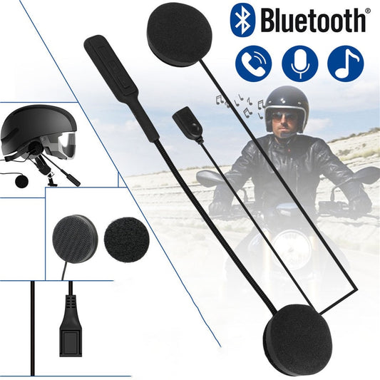 MH01 Motor Wireless Bluetooth Headset Motorcycle Helmet Earphone Headphone Dual Stereo Speaker Handsfree Music For MP3 MP4 phone - 2bazar4