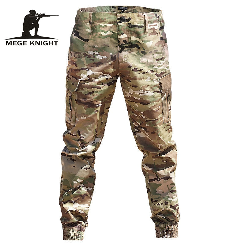 Mege Brand Men Fashion Streetwear Casual Camouflage Jogger Pants Tactical Military Trousers Men - 2bazar4
