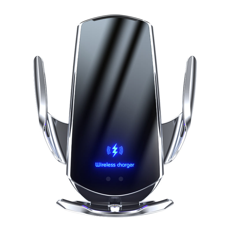 Q3 car wireless charging mobile phone holder 15W induction opening and closing car navigation stand supplies - 2bazar4