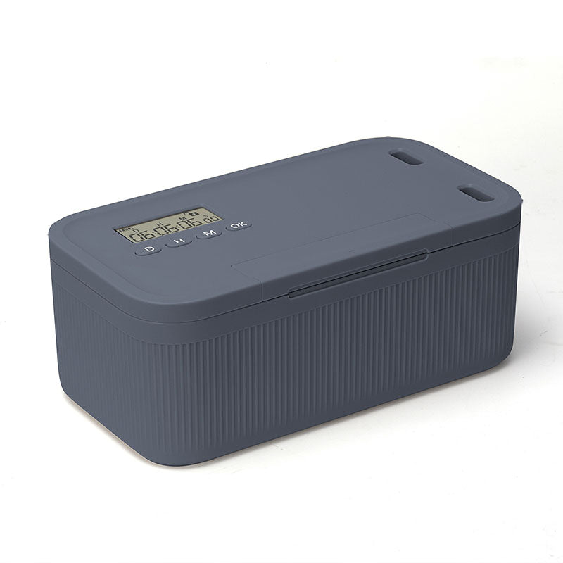 Timed Lock Safe Box: Electronic Security Storage for Personal Items, Documents, Phones & Cigarettes