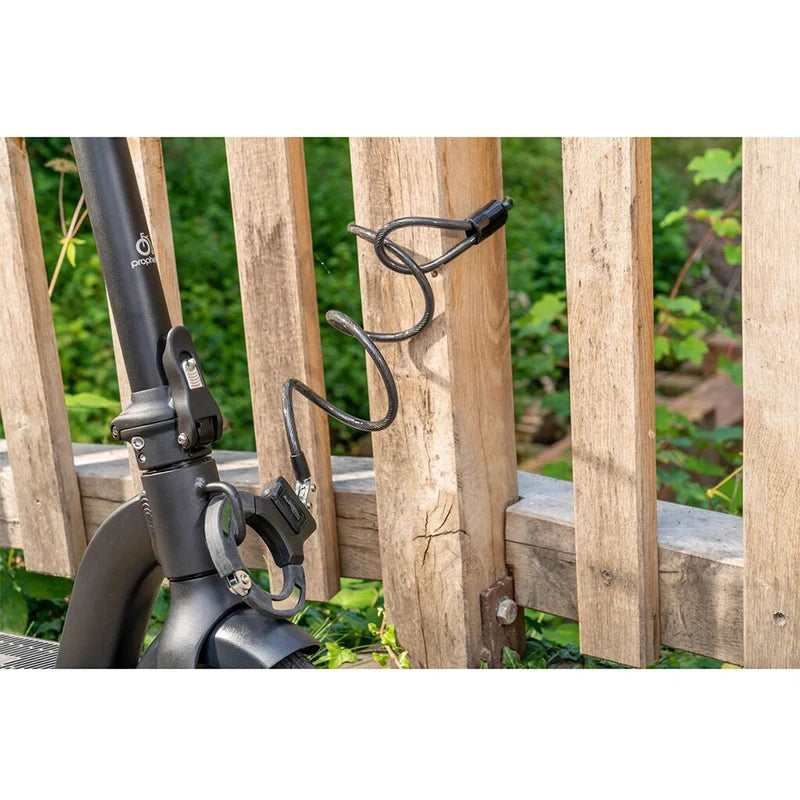 Heavy Duty Security Lock for Scooters, Bicycles, Prams, Black, High-Tech ABS Coated Ideal Scooter Lock for E-Scooter Motorcycle - 2bazar4