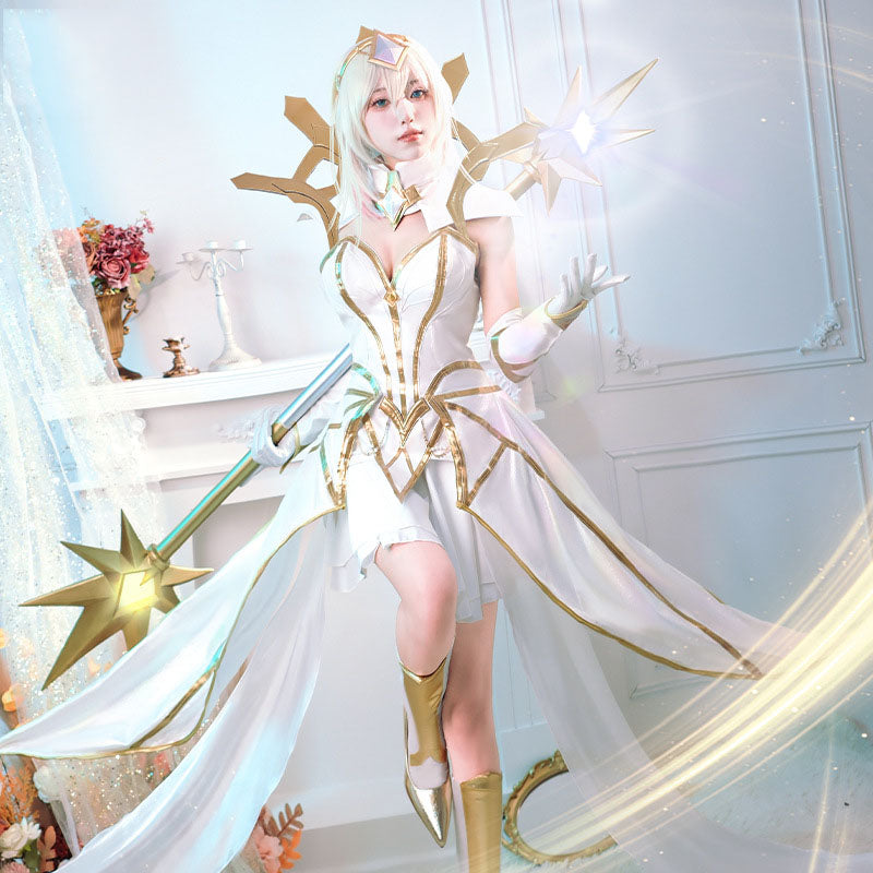 LOL League of Legends cosplay costume big elements make Lacus cosplay costume anime game C-suite women's clothing