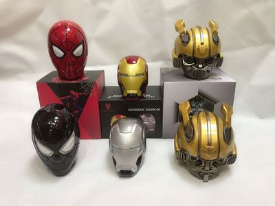 Transformers Bumblebee Helmet Wireless Bluetooth 5.0 Speaker With Fm Radio Support Usb Mp3 TF for Kids - 2bazar4