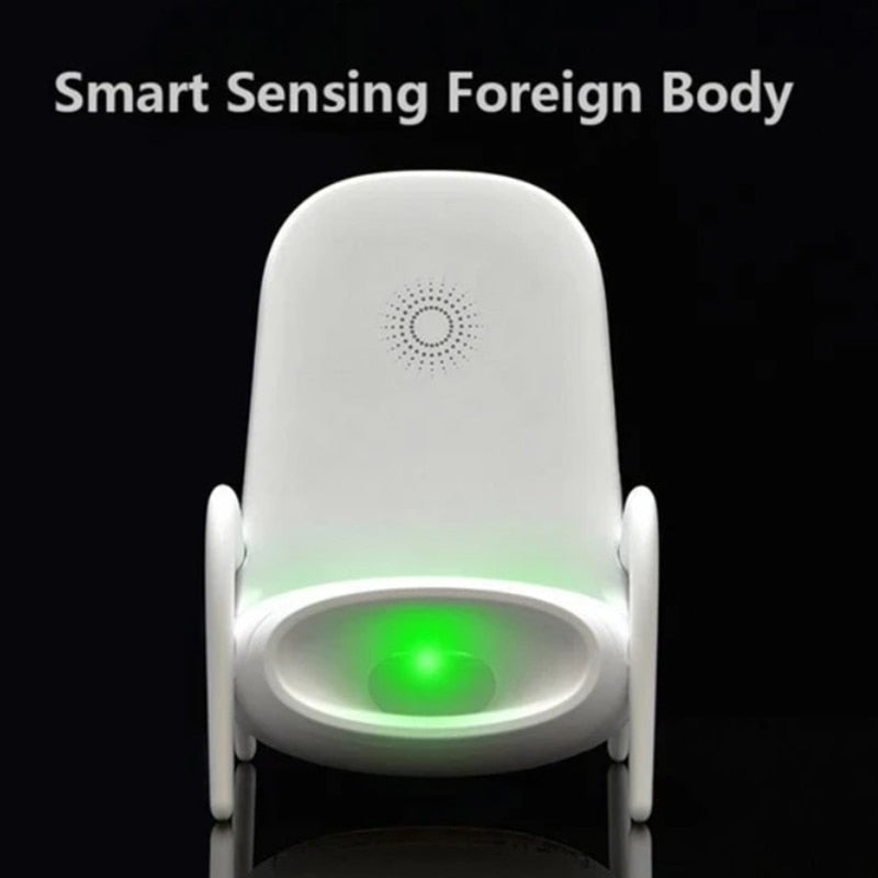 Portable Mini Chair Wireless Charger Supply For All Phones Multipurpose Phone Stand With Musical Speaker Function Charger - 2bazar4