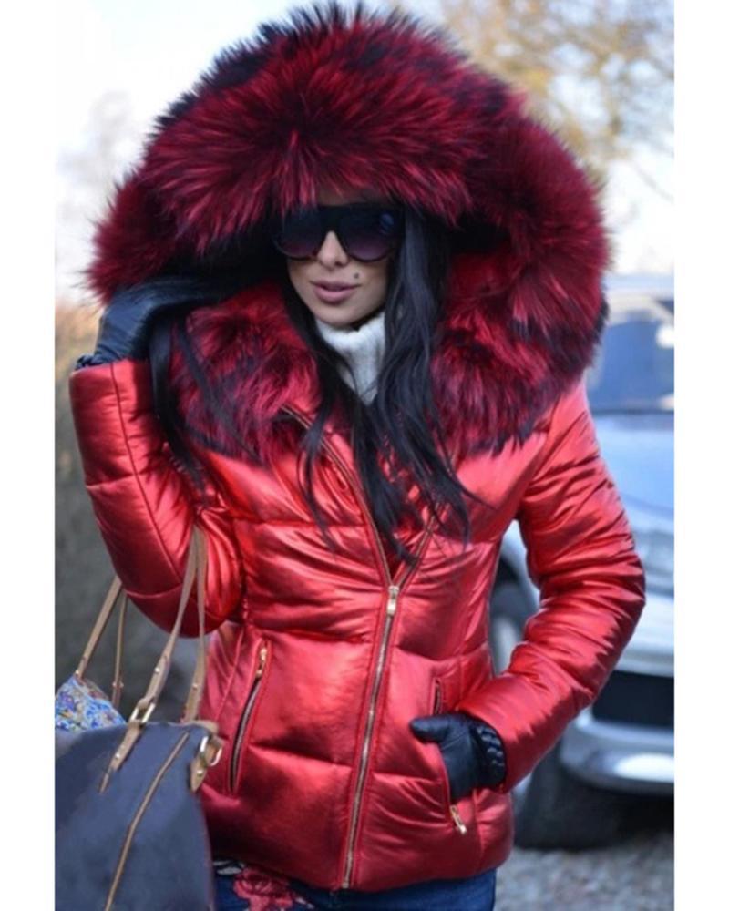 European and American women's cotton jacket, down cotton jacket, short women's cotton jacket, warm jacket - 2bazar4