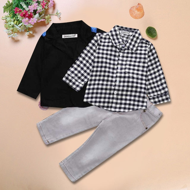 Toddler Boy Clothes Summer Children Clothing Boys Sets Costume For Kids Clothes Sets T-shirt+Jeans Sport Suits 2 3 4 5 6 7 Years - 2bazar4