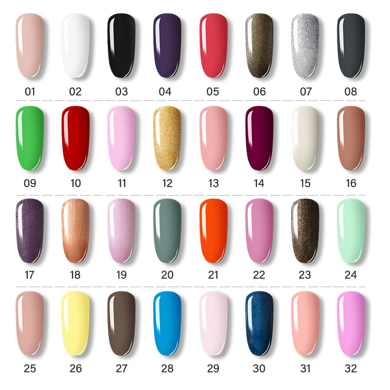 ROSALIND Gel Polish Set Manicure for Nails Semi Permanent Vernis top coat UV LED Gel Varnish Soak Off Nail Art Gel Nail Polish - 2bazar4