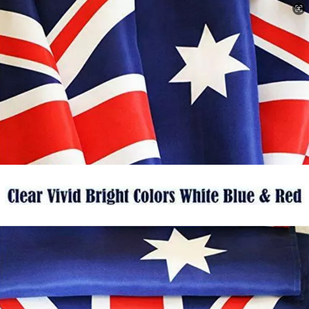 2PCS Australian Flag 90x150cm 3x5FT Outdoor Hanging Garden Decoration Australian Flag